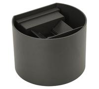 Applique murale grise anthracite, 12W, double faisceau, IP65, forme ovale - Lumière blanche neutre, 4000K - 5500K
