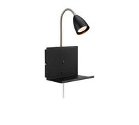 Applique murale GU10 7W IP20 noir - Markslöjd - Cuarto