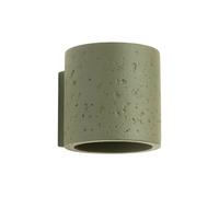 Applique murale haut/bas olive béton G9 Pure Lume indus