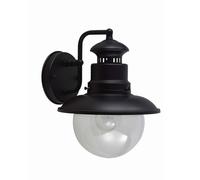 Applique murale industrielle d'extérieur noire E27 60 W Shipston Garden Zone