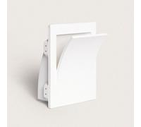 Applique Murale Intégration Plâtre/Placo Pour Ampoule Led E14 Découpe 313x253 Mm Blanc