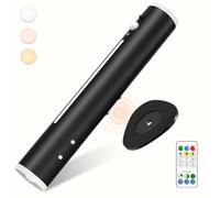 Applique Murale Intérieure Sans Fil, Lampe Detecteur Mouvement Rechargeable | LED Murale Dimmable,Magnetique Métal Télécommande, Appliques Murale Pile pour Chevet, Chambre, Couloir, Salon, Exterieur