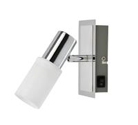 Rabalux Logan applique murale 1x40 W blanc-chrome 6096
