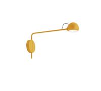 Artemide Applique murale IXA LED Jaune – Aluminium, acier, technopolymère, 49,2×28,5 cm