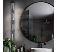 Applique Murale Lampe de Chambre Couloir 4 à Flammes Argent LED L 68 CM