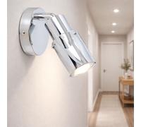 Applique Murale Lampe De Salon Luminaire En Verre Argenté Motif H 10 Cm