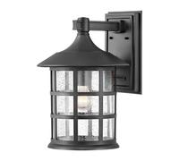 Applique murale lampe d'extérieur lanterne maison applique verre IP44 clair noir E27