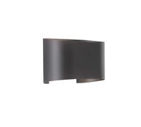 Applique murale lampe d'extérieur spot mural LED lampe de jardin métal noir IP44