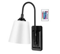 Applique Murale Lampe LED 16 Couleurs | Applique Murale Rechargeable Lumières Décoratives Pour Salon Décoration D'Intérieur Bureau Appartement Hôtel Boutique