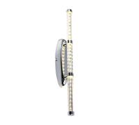 Applique murale lampe miroir lumière chambre lampe salon, chrome brut clair, 1x LED 10W 700Lm 3200K, HxL 50x7 cm
