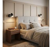 Applique Murale Lampe Spot Anthracite LED Lampe de Salon Mobile H 13,5cm