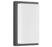 Applique murale LCD Licht Creativ Design LB25 en acier inoxydable graphite, E27, max. 75 W