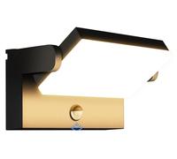 Applique murale LED, 60 W, détecteur de mouvement, 3000 K, indice de protection IP65