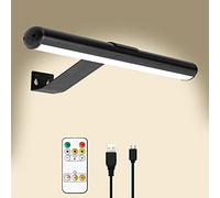 Applique murale LED à piles avec télécommande, lampe d'image, rechargeable de 33 cm, pour travaux d'art, travail d'art, 300 lumens