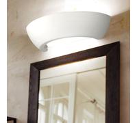 Applique murale LED applique murale d'intérieur lampe en céramique blanche lumière indirecte, UP DOWN pour un design individuel, 1x 11W 1055lm 3000K, LxPxH 34x16x8 cm