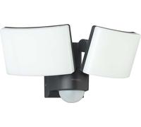 Applique murale LED avec détecteur de mouvement 230V IP65 3200lm blanc chaud Lampe d'extérieur Projecteur 3000K Lampe de façade anthracite
