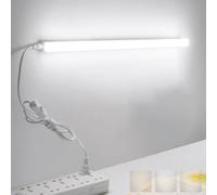 Applique Murale LED Blanche allongée avec Interrupteur magnétique, intensité Variable 3000K/4000K/6000K, Design rectangulaire Minimaliste Moderne pour Cuisine ou Table de Chevet (120 cm, Bla