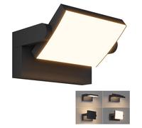 Applique murale LED de 24W, étanche IP65, design moderne, pour intérieur et extérieur, lumière blanche chaude 2700 K-3000 K