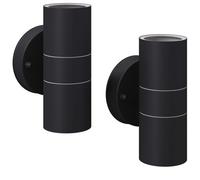 Applique Murale Led D'extérieur 2 Pcs Inox Vers Le Bas/Haut