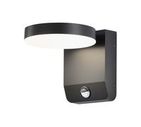 Applique ext. LED V-TAC 17W détecteur IP65 4000K noire