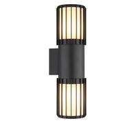 Applique murale LED d'extérieur, lampe de façade IP54, anthracite, Up & Down, H 38 cm