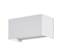 Applique murale LED d'extérieur, pour balcon, orientable, blanche, en aluminium, IP65, L 20 cm