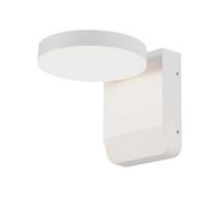 Applique murale LED d'extérieur pour entrées, orientable, blanche, en aluminium, IP65