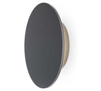 Applique murale LED, éclairage extérieur, métal, graphite, IP65, D 18 cm