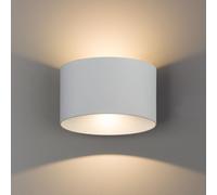 Applique murale LED ELLIPSES blanche 5 W, blanc chaud, 800 lm, aluminium, dimensions : 14 x 17 x 14 cm, IP54, Nowodvorski Lighting