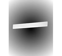 Applique murale LED en aluminium blanc 24W, 1920lm avec système CCT sélecteur de température de couleur intégré et diffuseur satiné - Perenz