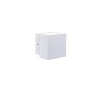 Applique Murale Led En Saille Cybo Carrée 2x3 W Blanc 100x100 Mm