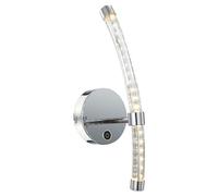 Lampe Murale LED Globo Chrom Verre Dimmable Touchdimmer Neutre 37 cm