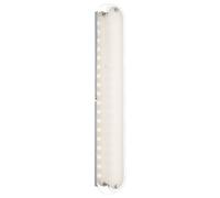 Applique murale LED en verre satiné pour miroir, applique chromée pour salon, 9W 492Lm blanc chaud, LxPxH 47x8x6 cm