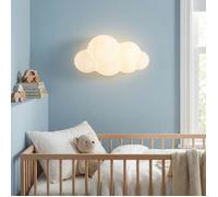 Applique murale LED enfant - ALPINALUZ - CLOUDY - 12W 1260 lm - CCT 3000/4000/6000K - PC 30x19 cm