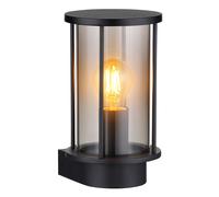 Applique murale LED Extérieur Noir Effet flamme Acier inoxydable Fumé H 25,2 cm