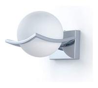 Applique Murale LED, Goeco, E27 Lampe murale à LED avec boule en verre, pour la maison, diamètre 15cm, Blanc Blanc G