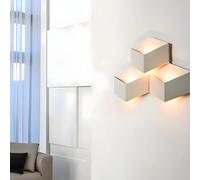 Applique murale led - inoleds - cube 3d - blanc