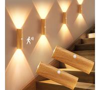 Applique murale LED intelligente sans fil avec variateur tactile et détecteur de mouvement, lampe murale LED intérieure avec capteur, éclairage de placard anti-fatigue oculaire, éclairage sous-meuble