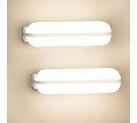 Applique murale LED intérieure - Lot de 2, 20W, 2000 lumens, appliques murales extérieures modernes, indice de protection IP65