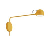 Artemide Applique murale IXA LED Jaune – Aluminium, acier, technopolymère, 49,2×28,5 cm