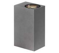 Applique murale LED KUBI, 2 x 5W, 3000K, 370lm, IP44, gris