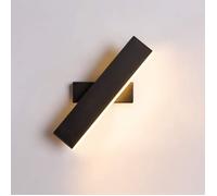 Applique Murale LED moderne - Goeco - Angle réglable - Lumière douce - Noir