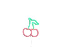 Applique murale LED néon cerises rouge et vert USB-C 2W CERISE RL