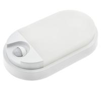 Applique murale LED ovale, 10W, 800lm, IP54, détecteur de mouvement, 4000K