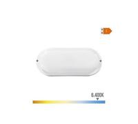 Applique Murale Led Ovale 18w 1820lm 6400k 23x4,5x10,2cm Edm