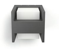 Applique Murale LED Philips Arbour, Anthracite, Lumière Blanche Chaude, IP44, Étroit