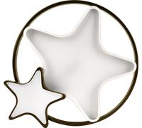 Applique murale LED pour enfants ASTRE - 36 W, 3000-6500 K (blanc chaud-froid), marron/blanc