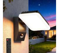 Applique murale LED, pour intérieur et extérieur, avec détecteur de mouvement, étanche IP65