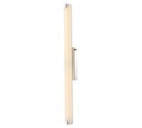 Applique murale LED pour miroir chromée, verre satiné, avec interrupteur à bascule, 1x 22,5W 1760Lm blanc chaud, L 79 cm
