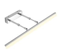Applique murale LED pour miroir de salle de bain, vanité, armoire avec 3 modes de couleurs, étanche IP44, lampe de miroir de toilette murale, éclairage de maquillage moderne pour coiffeuse, noir 12